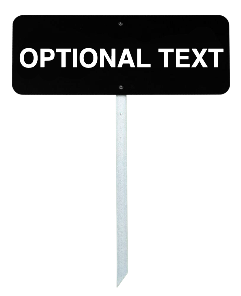 Golfskylt 40x15 cm - med anpassad text