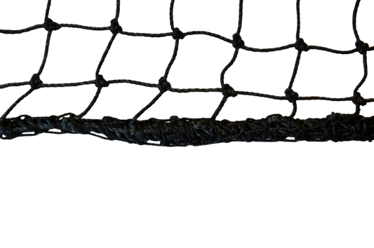 Golfboll stoppnät, svart m/rep, 2 x 25 m