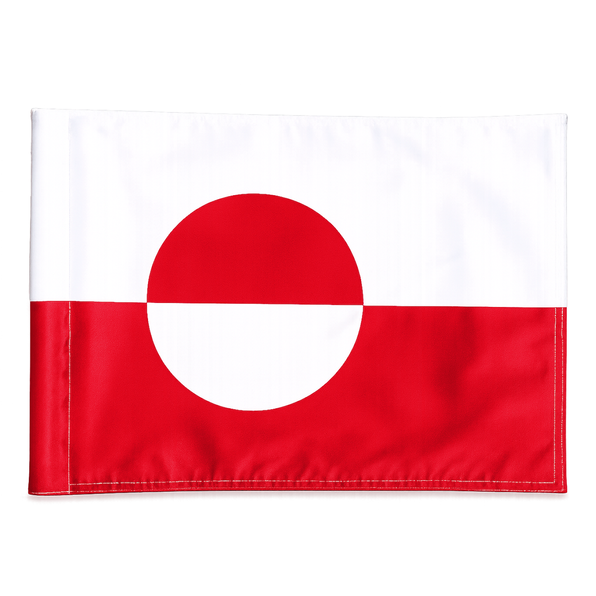 Golfflagga Grönland, 200 g flaggduk