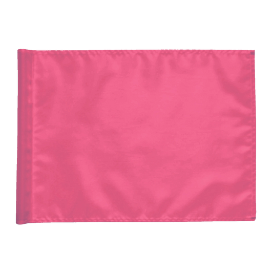 Golf flagga, pink, nylon, extra kraftig flaggduk