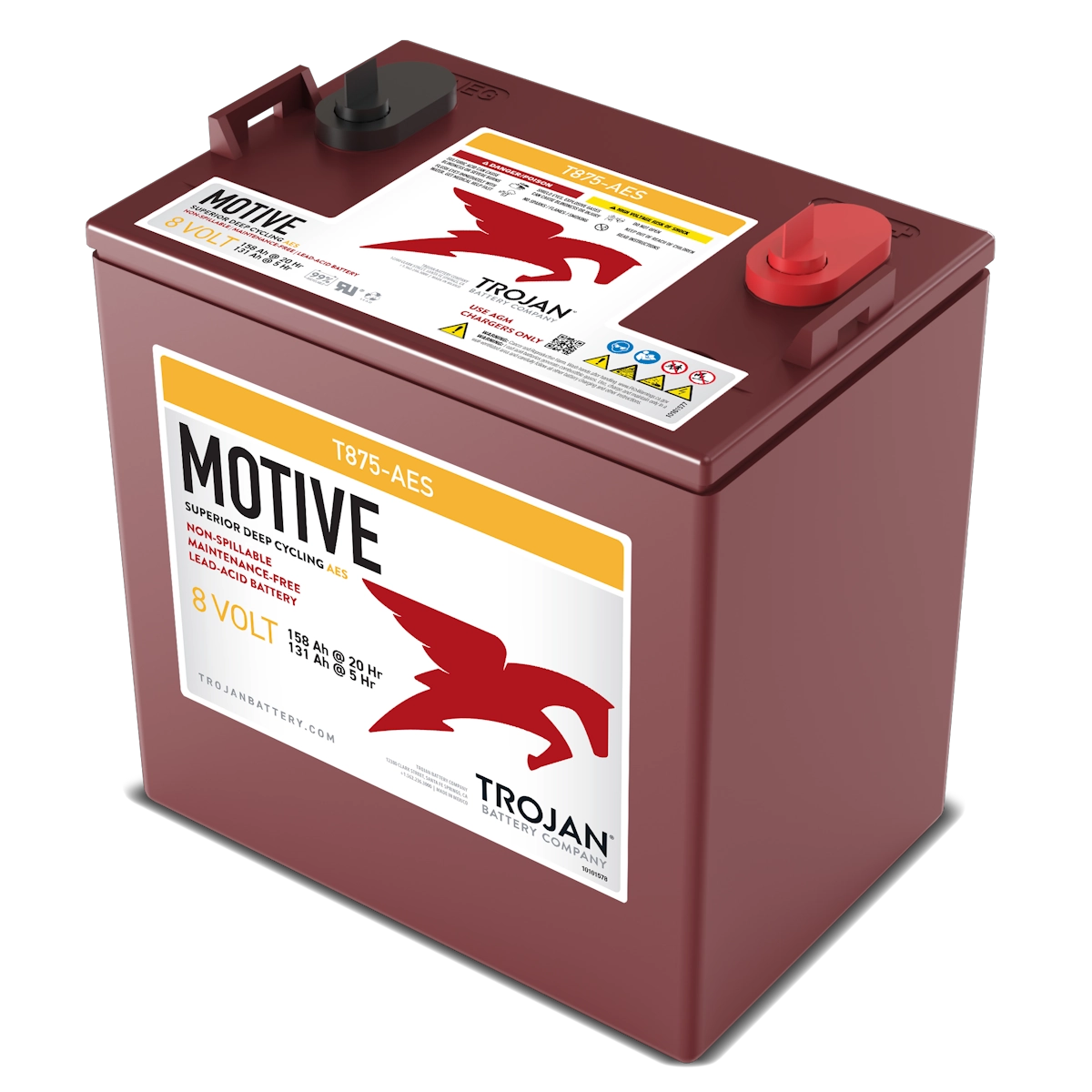 Trojan AES 8V AGM Djuptcykelbatteri