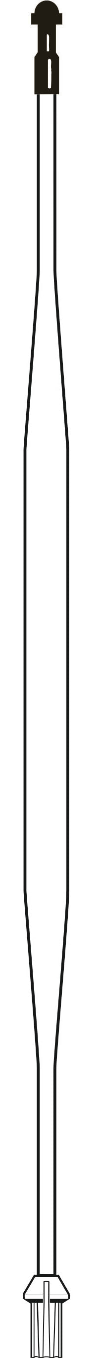 Tournament golfflaggstång 7,5 fot i vit