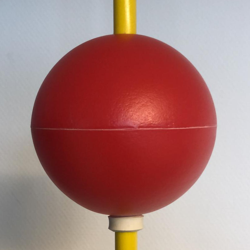 Markeringskula, röd