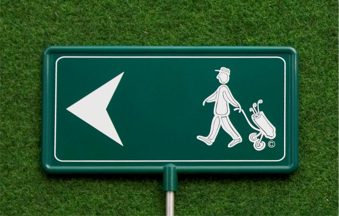 Old Course skilte