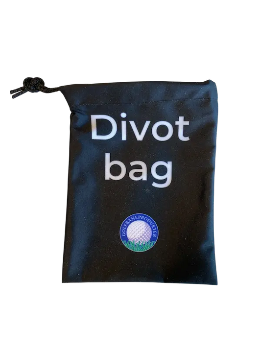 Divot bag av polyester med text