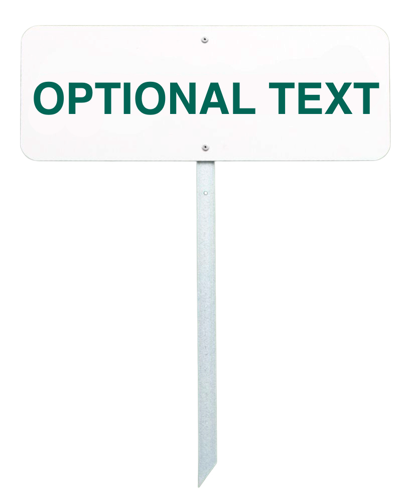 Golfskylt 40x15 cm - med anpassad text