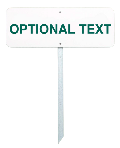 Golfskylt 40x15 cm - med anpassad text