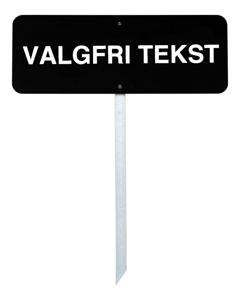 Golfskylt 40x15 cm - med anpassad text