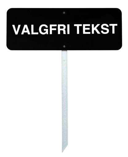 Golfskylt 40x15 cm - med anpassad text