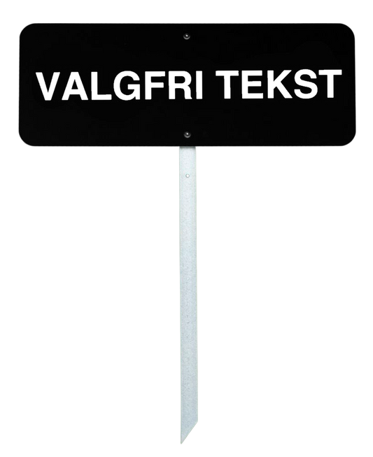 Golfskylt 40x15 cm - med anpassad text