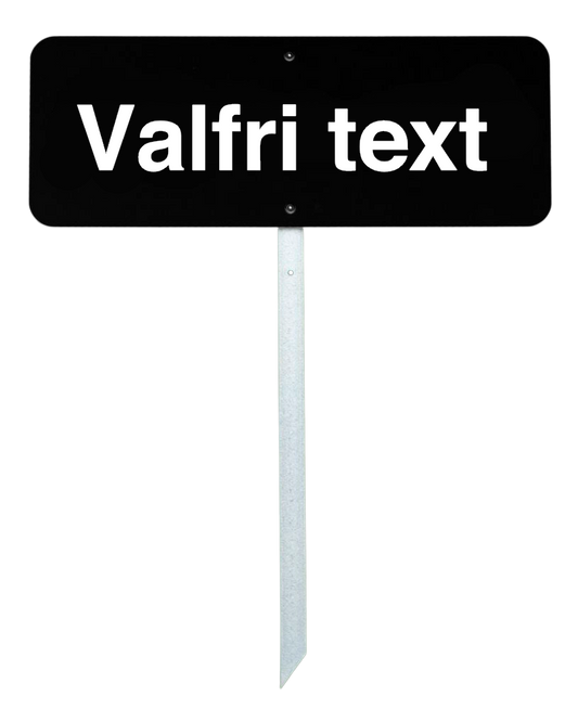 Golfskylt 40x15 cm - med anpassad text