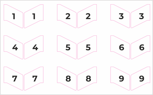 UV Klistermärke, modell SKJOLD