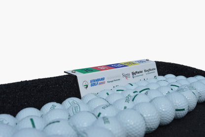 Sponsorskylt till bollmagasin med tryck, 30 x 9.5 cm