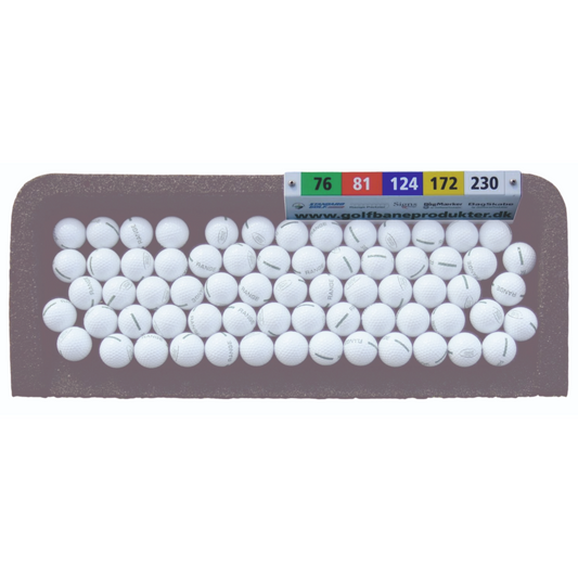 Sponsorskylt till bollmagasin med tryck, 30 x 9.5 cm