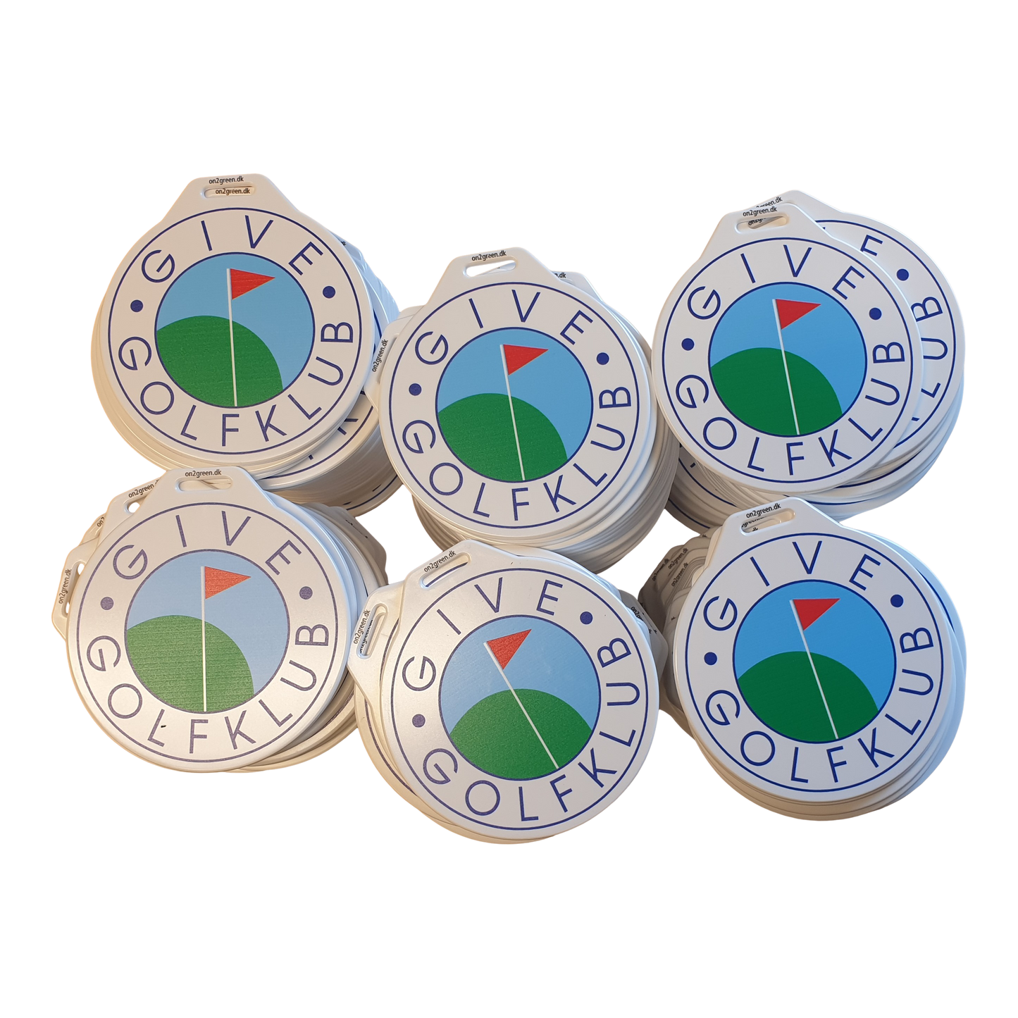 Bagbricka Ø 100mm digitaltryck på 1 sida