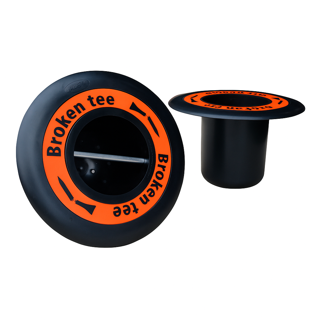 Broken Tee Caddy, modell Ground, orange