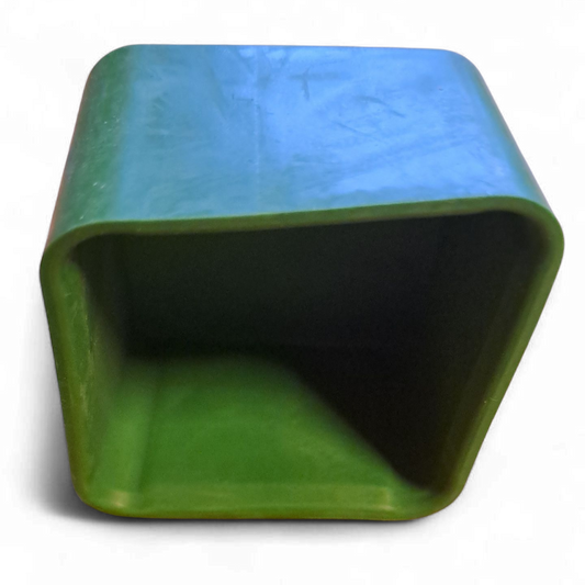 Grön topp för fyrkantig markeringsstolpe