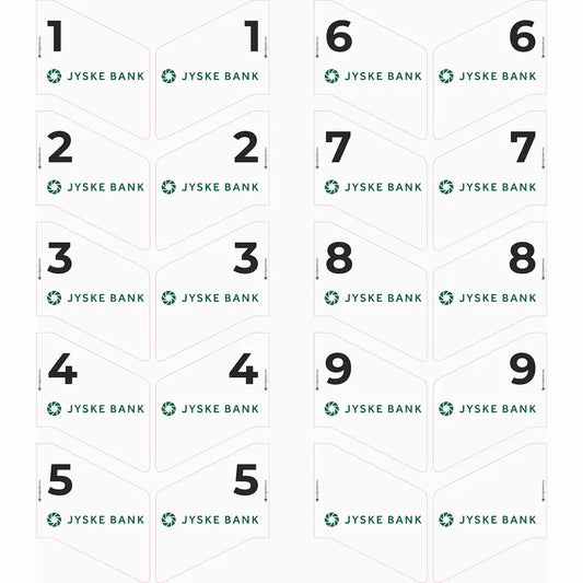 Klistermärke för PU-flagga. modell Flagga