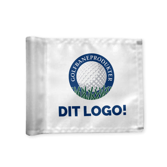 Puttinggreen flagga, dubbelsidig, 200 gram flaggduk, valfritt tryck, styv