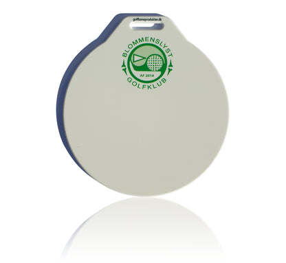 Bagbricka Ø 100mm digitaltryck på 1 sida