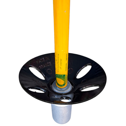 Cup saver i svart som löper lätt på flaggstången