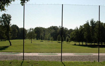 Golfboll stoppnät, svart m/rep, 3 x 25 m