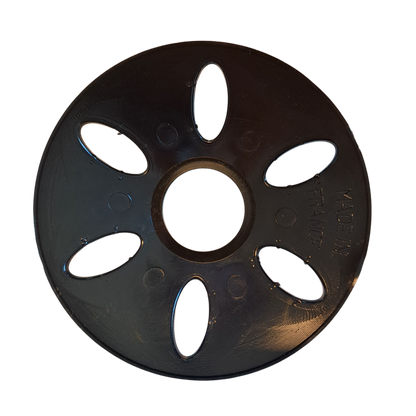 Cup saver i svart som löper lätt på flaggstången