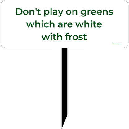 Golfskylt art 15, Beträd ej