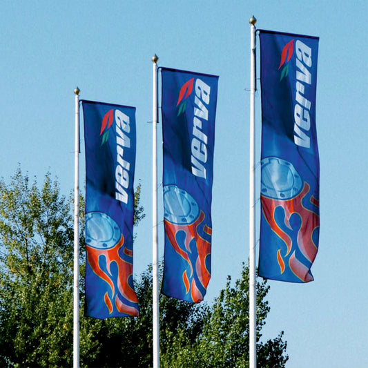 Klubb flagga 320x245 cm 115g upprättstående