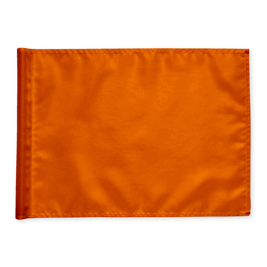 Golf flagga, orange, nylon, extra kraftig flaggduk